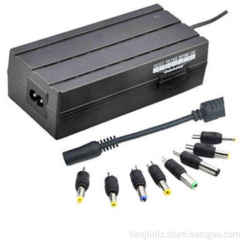 Multiple Universal Laptop AC Adapters with 8 Tips 90W for Home Use